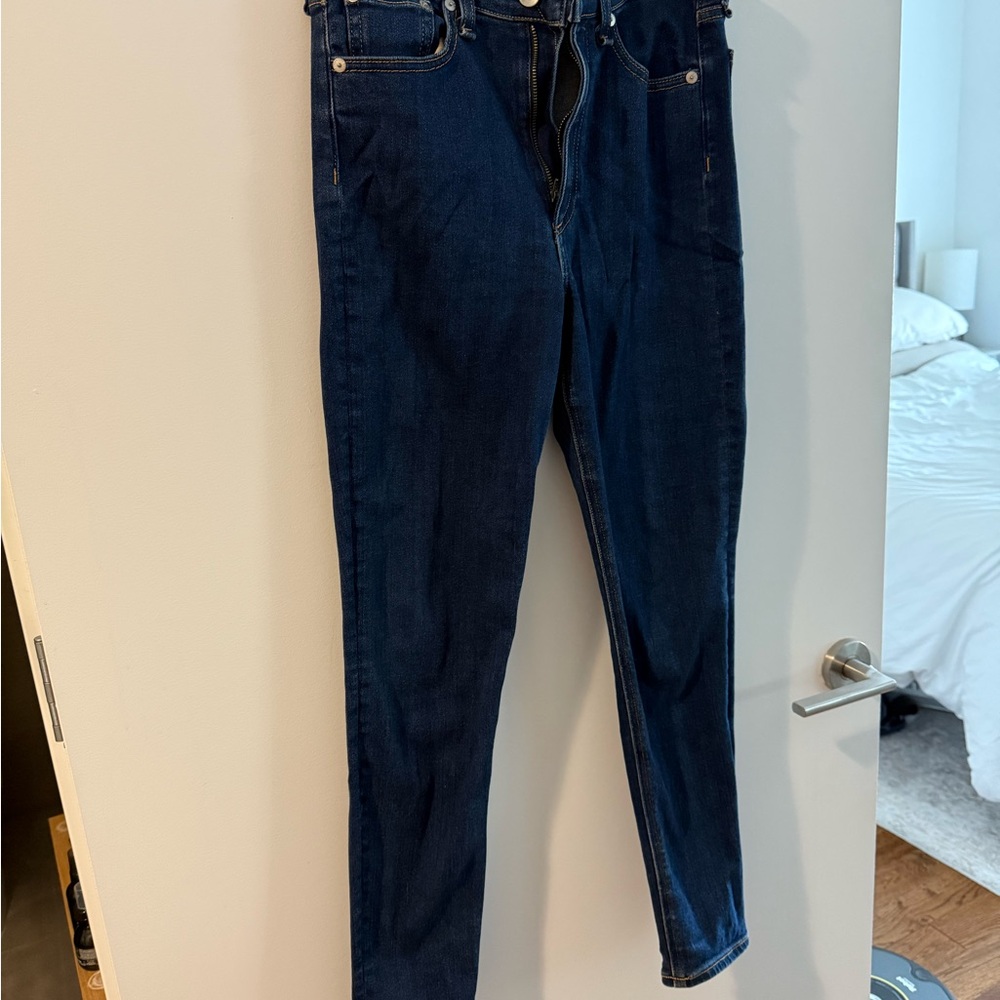 rag & bone Women's Nina High Rise Indigo Blue Skinny Jeans SIZE 27